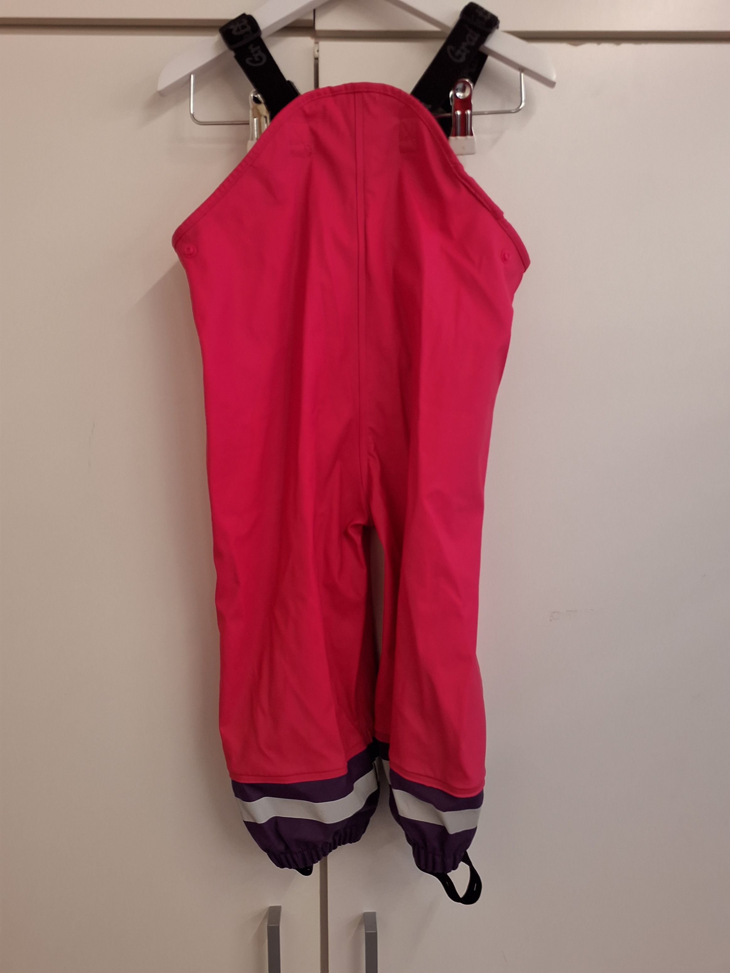 Pink regnsæt str 2/92-98